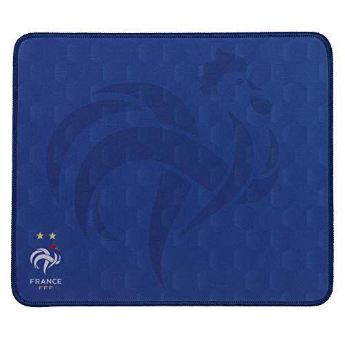 Konix FFF Tapis de Souris Gaming 32 x 27 cm - Base antidérapante en Caoutchouc - Bleu