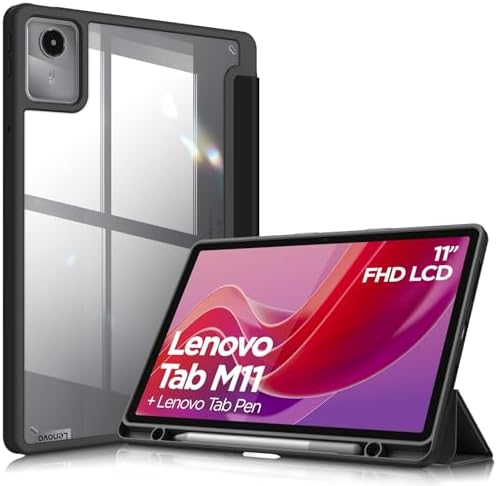 Custodia In Pelle Per Tablet Lenovo M11 (TB330XU / TB-330XU) &ndash; 10.95'' &ndash; Smart Cover Antiurto