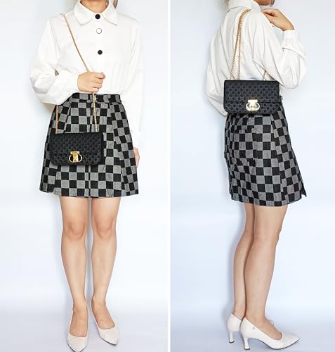 PORT&LOTUS Mini Shoulder Bag for Women PU Leather Small Bags for Women Little Tote Bag Women Purses3