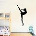 Art danseur vinyle Stickers muraux décorations murales pour filles chambre chambre autocollants peintures murales amovible décoratif Stickers muraux A2 M 30x63 cm