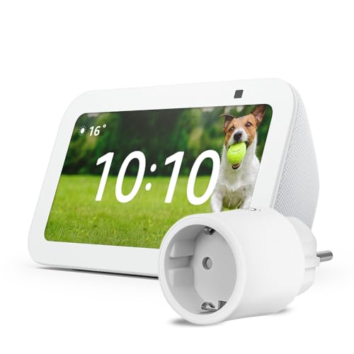 Miniatura 2 de Echo Show 5 (Última generación) | Blanco + OSRAM SMART+ Enchufe inteligente con Matter, compatible con Alexa - Kit de inicio de Hogar digital