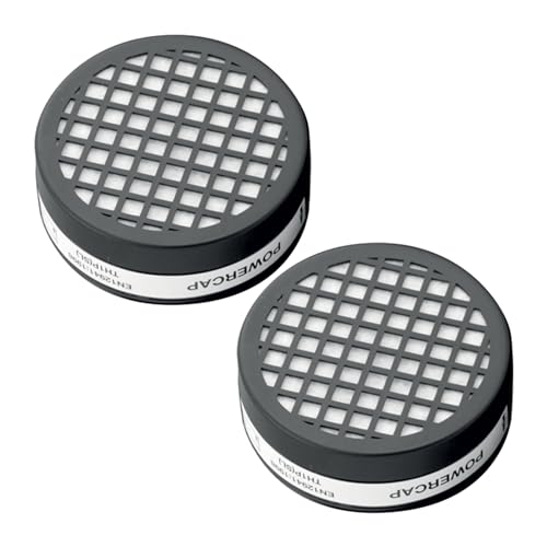 JSP Powercap Filters 1 Pair Black (CAU601-001-100)