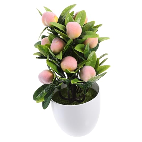 FUNOMOCYA Artificial Bonsái con Maceta Decoración de Oficina y Hogar Planta Falsa Simulación de Comedor de Cocina y Escritorio