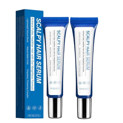 Sérum capilar para el crecimiento del cabello, sérum capilar en ampollas, nutre y fortalece, ideal para combatir la caída y el debilitamiento del cabello, con una textura refrescante, no grasa y lige