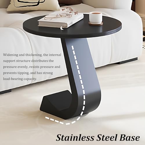 Table basse ronde moderne pour optimiser les petits espaces