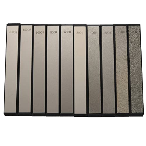 Jcevium 10 Stücke Set Diamant Schleifstein Messerschhrfer für Ruixin...