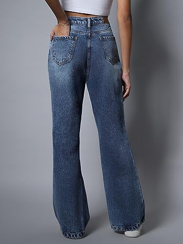 Image of HIGH STAR Women's Stretch Fit Mid Rise Jeans