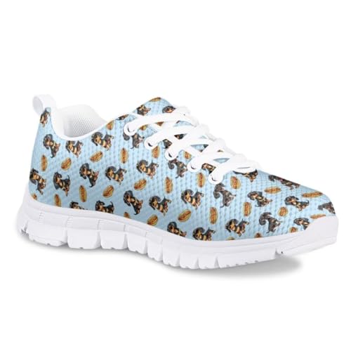 Pinupub Kids Lace-Up Sneakers for Boys Girls Cute Graphic Print Running Sports Tennis Shoes2