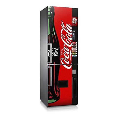 Setecientosgramos Vinilo para Nevera Coke 185x60 Cover