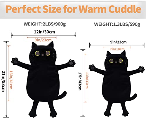 Image of 2PCS Large Microwave Heating Pads for Cramps Pain Relief, Moist Microwavable Period Menstrual Heat Packs, Cordless Warm Compress Gift for Mothers Day, Birthday, Thanksgiving, Christmas, 21*12 inch + 17*9 inch