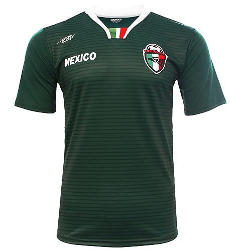 ARZA Men Mexico Fan Jersey 2018 Color Green (Large)