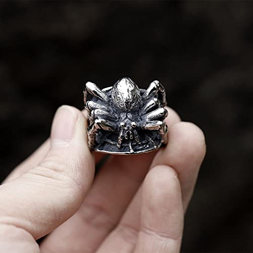 Image of Genuine Stainless Steel Ring for Men Fashion Punk Rock 3D Animal Rings