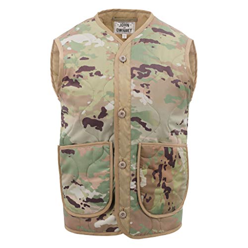 Men's Woobie Vest Poncho Liner Quilted Puff Vest Made in USA