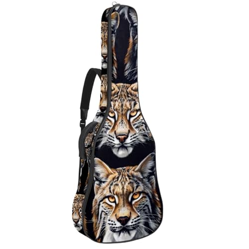 Housse guitare basse et acoustique imperméable 109cm avec double poche