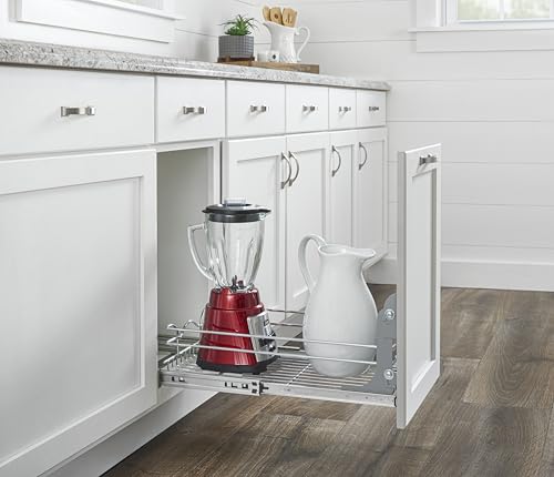 Image of Rev-A-Shelf Pullout Organizer for Cabinets, Min Opening Width of 11.5 inch