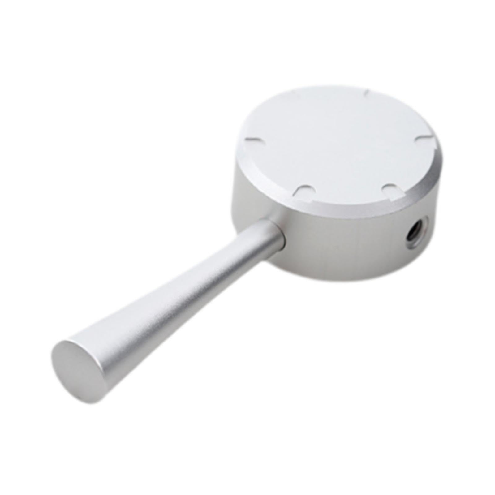 Pixzcsa Silver Coffee Pull Lever Easily Install Accessories Aluminum Alloy Steam Lever Coffee Steam Replacement For Machine Aluminum Alloy Baristas Maker, 10.6X4.4cm