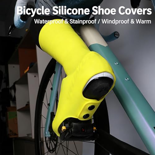 Protector antideslizante de silicona para calzado de ciclismo, defensa contra barro y lluvia, reutilizable miniatura 5