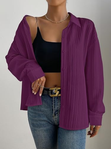 Image of GRECIILOOKS Shirt for Women | Women Shirt | Long Shirt for Women | Shirt Tops for Women | Oversized Shirt for Women