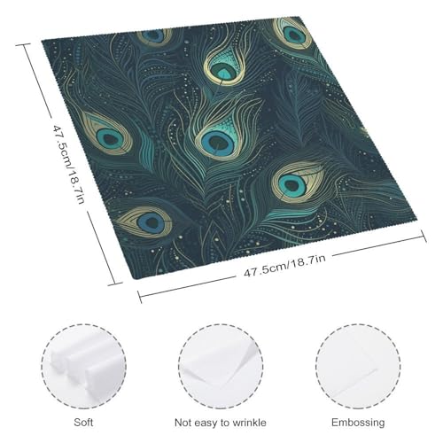 Servilletas de Tela Reutilizables con Estampado Floral miniatura 2