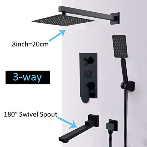 Système de douche LCD cascade pour spa à la maison - 4