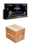 Autoradio Einbaupaket für Alpine iLX-705D für Audi A4 B6 + Symphony Wireless Apple CarPlay Wireless Android Auto