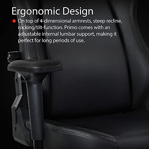 AROZZI GAMING SILLA PRIMO PU BLACK - BLACK LOGO - Sedia gaming - Immagine 10