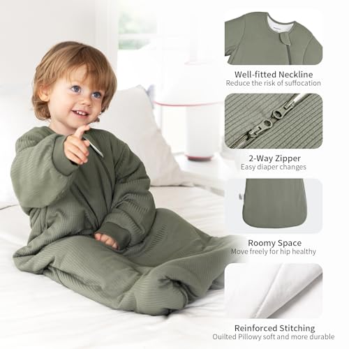 Image of BubblePanda Rayon Made from Bamboo Sleep Sack 18-24 Months 1.5 Tog Baby