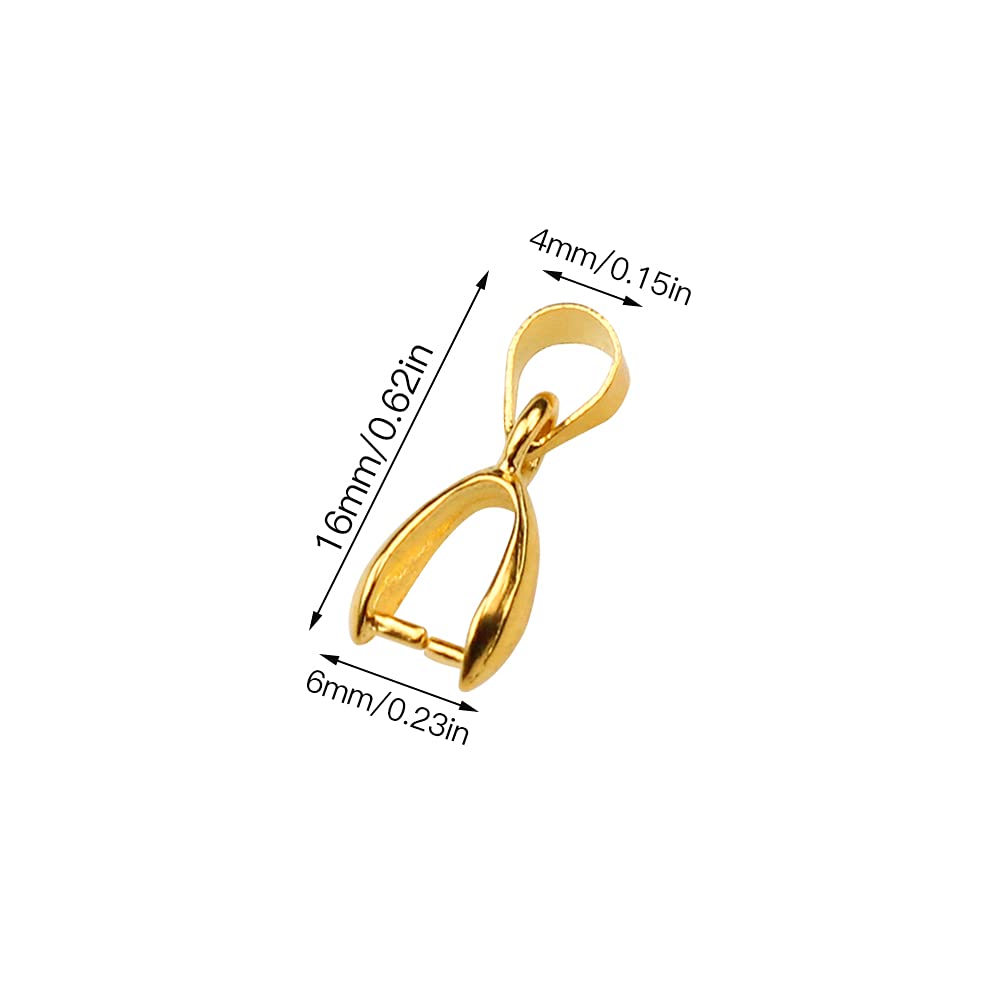 Ganci per orecchini riempiti in oro 14 carati con catena pendente, orecchini a V in argento sterling 925 n. 2165, gioielli 14 20 - Italia
