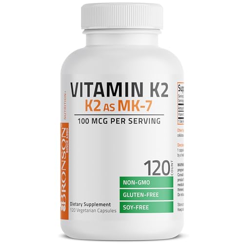 Bronson Vitamin K2 as MK-7 Menaquinone 100 mcg Non-GMO, 120 Capsules - Image 6