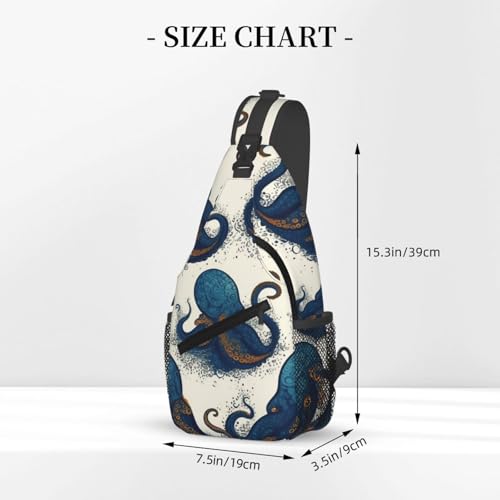 Bolso Sling para Mujer y Hombre Negro miniatura 2