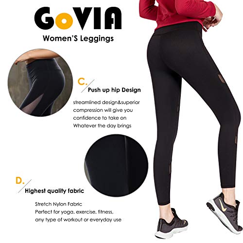 GoVIA 4106 Sportlegging voor dames, met zak, sportbroek voor yoga en fitness - Image 8