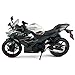 1:12 Scale for Kawasaki Ninja 400 2023 Motorcycle Model Toy, Plastic and Metal Diecast Toy Motorcycle Bike, Mens Collection Toys for Boys Kids Gifts, Cake Topper Home Office Decor, Black