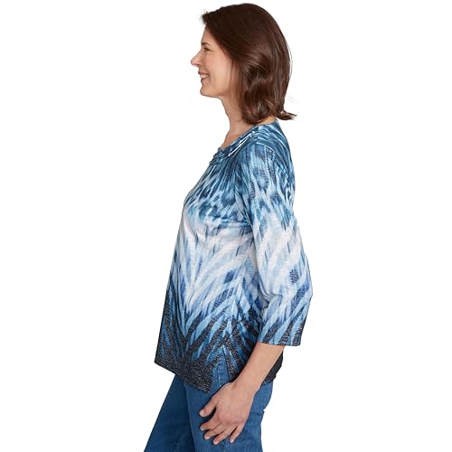 Ombre Animal Skin Three Quarter Sleeve Top4