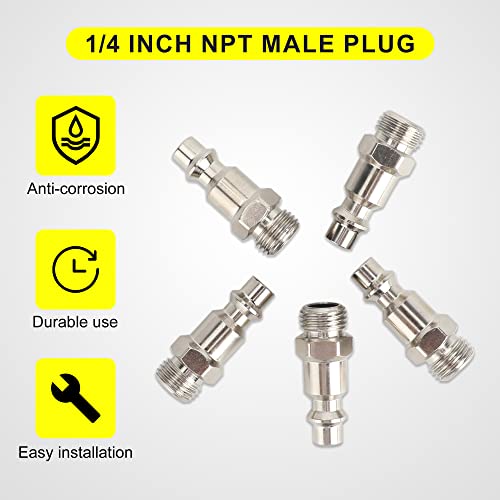 Hynade HY-FPNPT-1401 Air Hose Fittings ,1/4 Inch Npt Male Plug thumb #5
