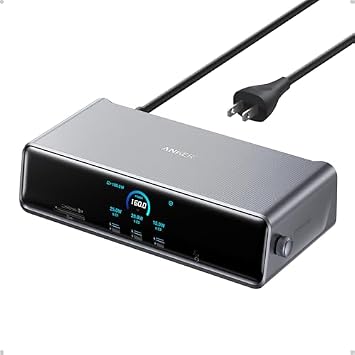 محطة إرساء Anker Prime (DL7400) وكابل USB C (حزمة)
