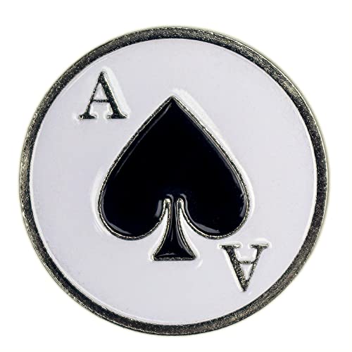 Player Supreme Divot Tool and 2 Ball Markers (Ace of Spades)
