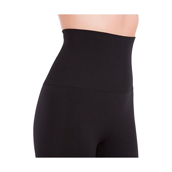 Homma-Premium-Thick-High-Waist-Tummy-Compression-Slimming-Leggings Homma Activewear Thick High Waist Tummy Compression Pants Slimming Body Yoga Leggings Postpartum Pants Black L