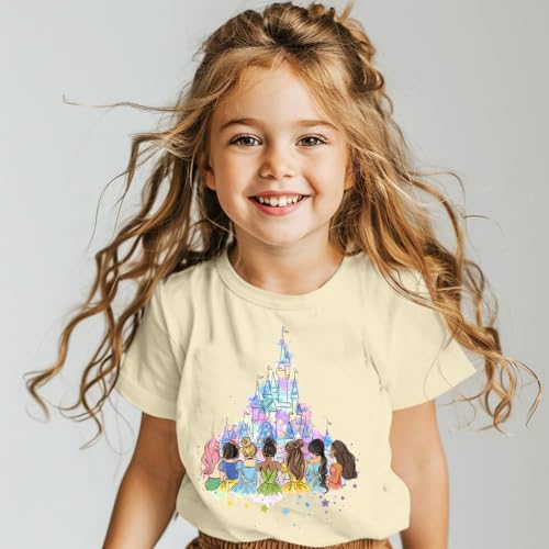 Image of Magical Shirt for Girl: Magic Kingdom Prinecess Tshirt Princess Shirts Youth Girls Cute Family Vacation Trip Tee