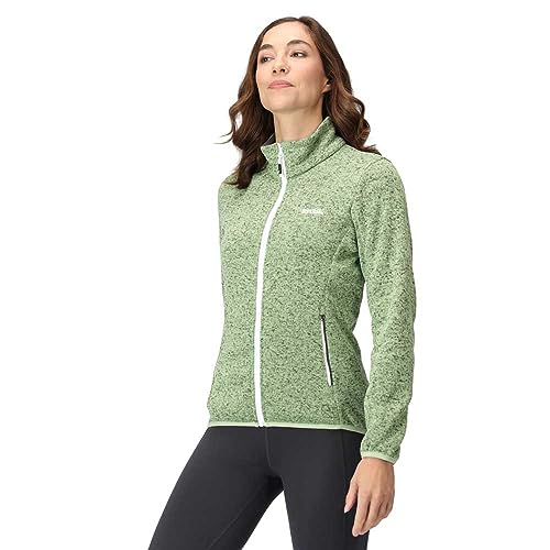 Regatta Damen Women's Newhill Full Zip Fleece Jacket Fleecejacke, QuiGrn (SlGr), 40