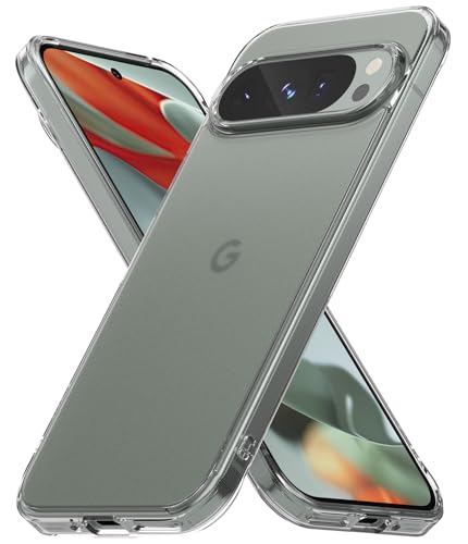 Image of Ringke Fusion Matte Compatible with Google Pixel 9 Pro /Pixel 9 Case Cover Anti Fingerprint Hard Back Soft Flexible TPU Bumper Scratch Resistant Google Pixel 9 Pro /Pixel 9 Back Cover - Matte Clear