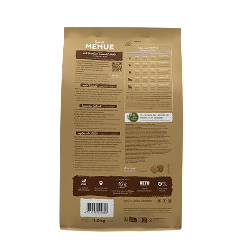 Bosch HPC MENUE Senior con pollo e farro e avena | cibo essiccato per cani anziani di tutte le razze | 1 x 12 kg
