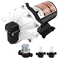 [Upgraded Version]12v Rv Water Pump,Water Transfer Pump,7.0gpm 70psi Self-Priming Diaphragm Water Pump With Pressure Switch And Strainer For Rv Marine Yacht Lawn Garden