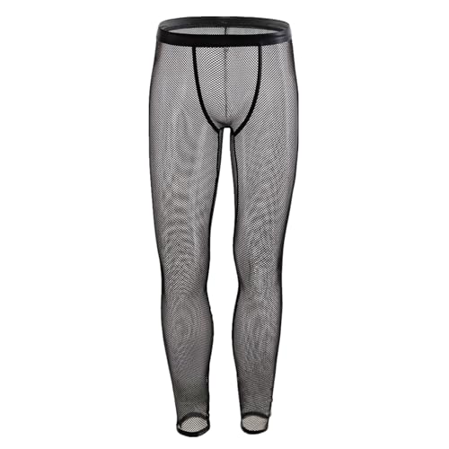 Gay Sexy Lingerie For Men Sissy Fashion Interest Hollow Mesh Pants Fashion Leisure Long Pants Roleplay For Valentines
