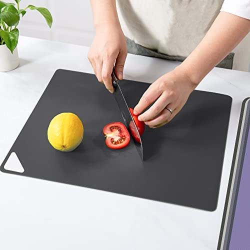 Plastic Cutting Boards For Kitchen, Wk Flexible Cutting Board Set Of 6, Non Slip Cutting Mats With Hole, Bpa Free, Dishwasher Safe, Multi Size #TOP6