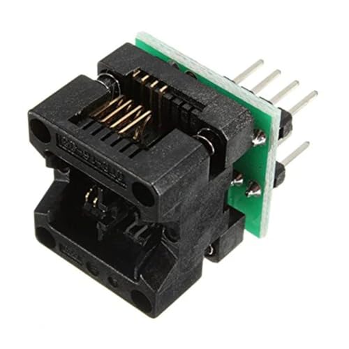 Image of SOIC8 to DIP8 Programmer Adapter Socket, 150mil IC Test Socket Converter Module