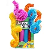 BunMo Pop Tubes Sensory Toys - OT's Choice for Fine Motor Skills Toys and Fidget Toys for Sensory Kids