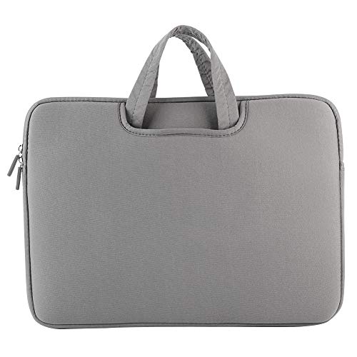 Laptop Tasche,Handtasche,11/14/15.6 Zoll Laptop Hülle mit Schaumstoff/internem Speicher/großer Kapazität/gutesm Tuch/richtiger Dicke,Unterstützung für iPad/Laptop/Tablet(Grau 15.6Zoll) Cover