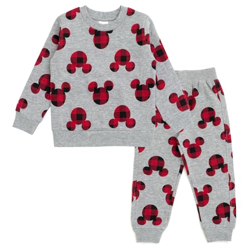 Image of Disney Mickey Mouse Sweatshirt and Pants Set Infant to Little Kid Sizes (12 Months - 7-8)