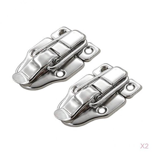 Baoblaze 4pcs Herramienta de Madera Caja de Joyería de Cierre de Cerradura...