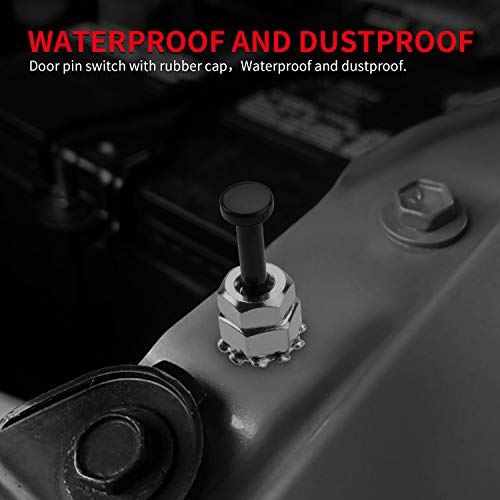 image for DaierTek Door Pin Switch Car Hood Jamb Auto Alarm Security Adjustable 